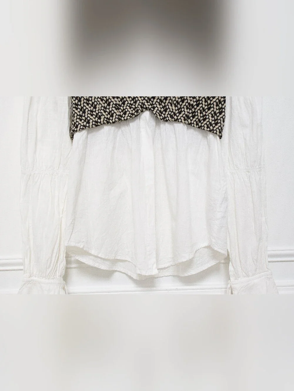 Anthropologie layered jacquard